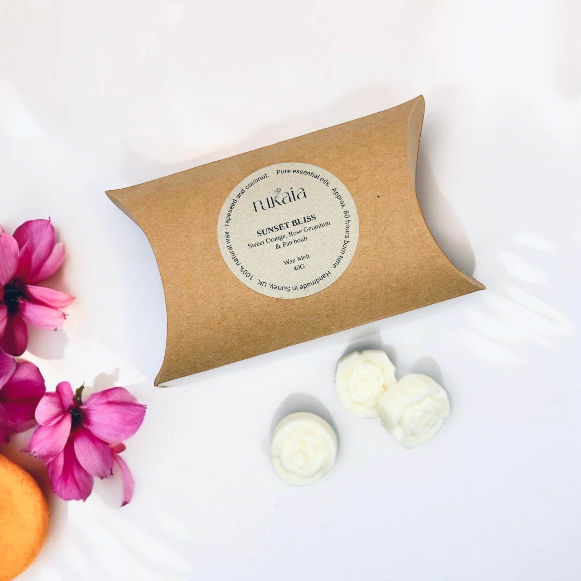 Sunset Bliss (Box of 6 individual aromatherapy wax melts)