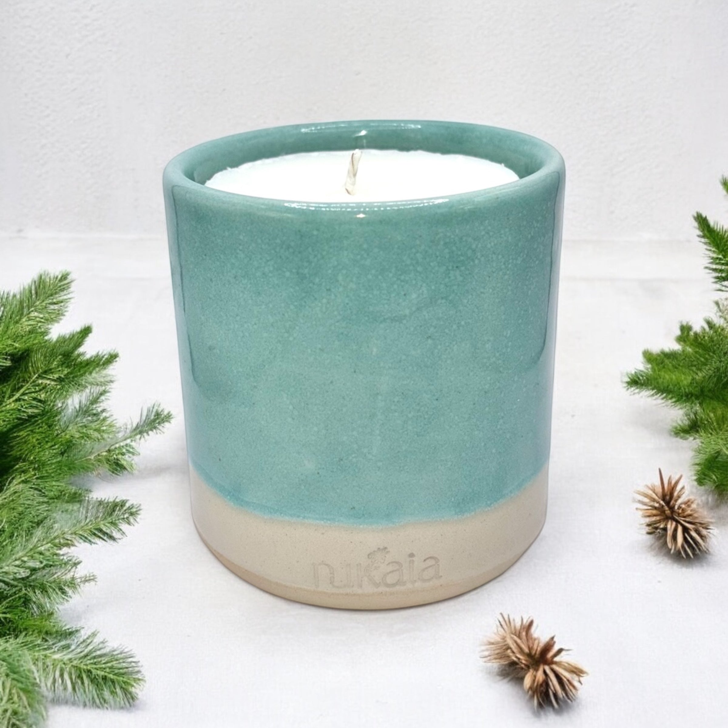 Woodland Whispers in Aqua  (Large)