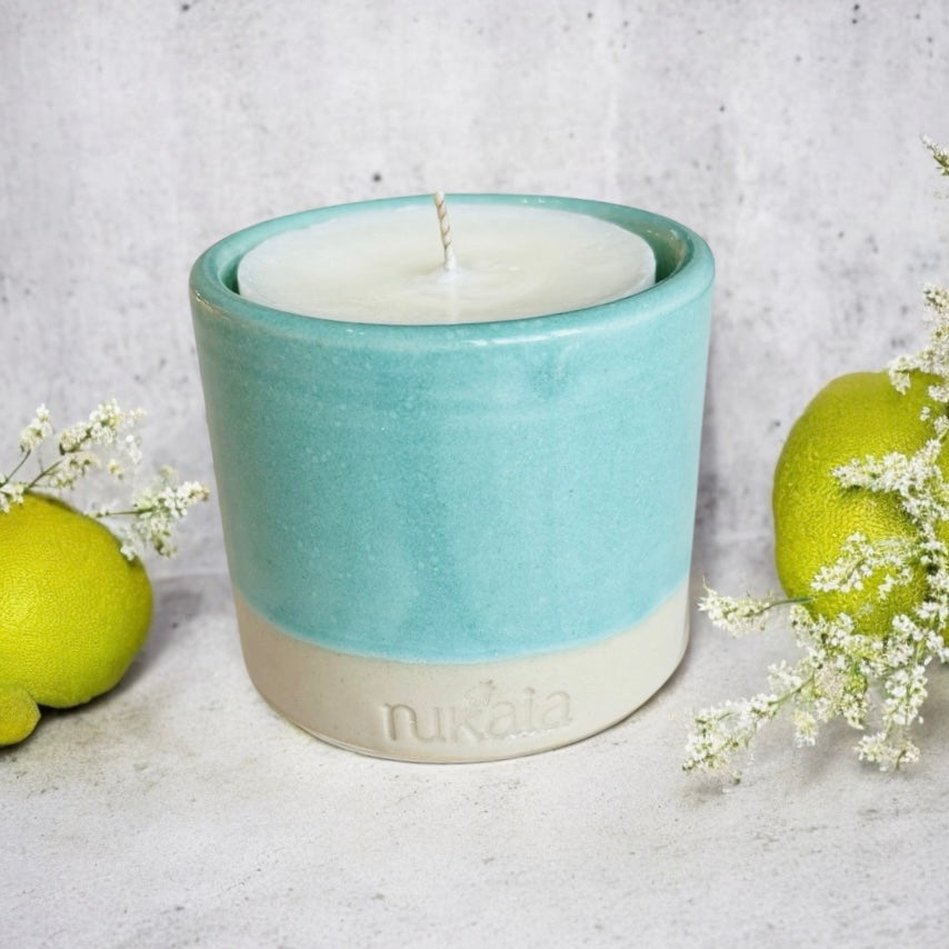 Rainforest Dawn in Aqua (regular)