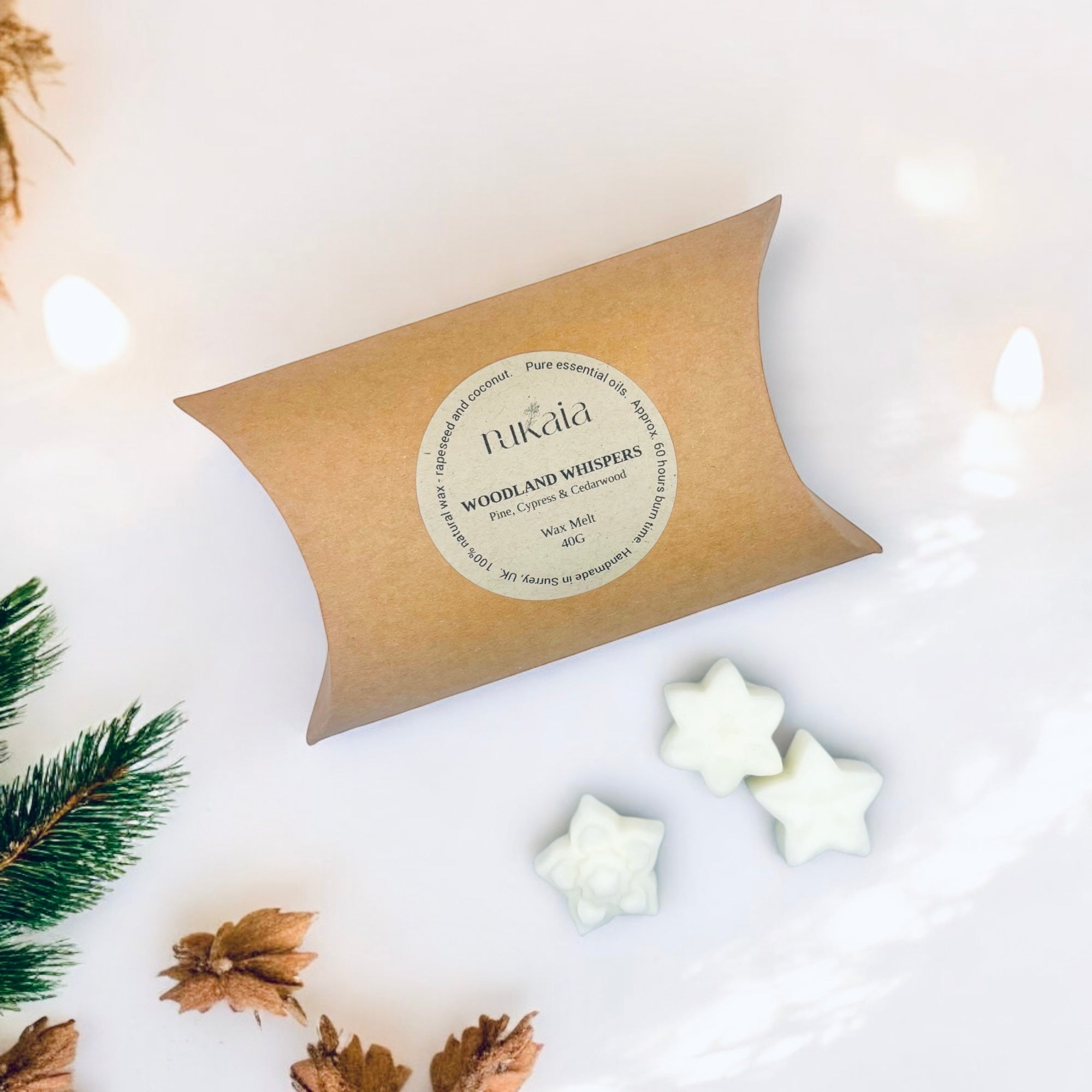 Woodland Whispers (Box of 6 individual aromatherapy wax melts)