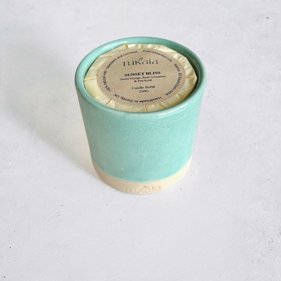 Sunset Bliss in Aqua  (Large)