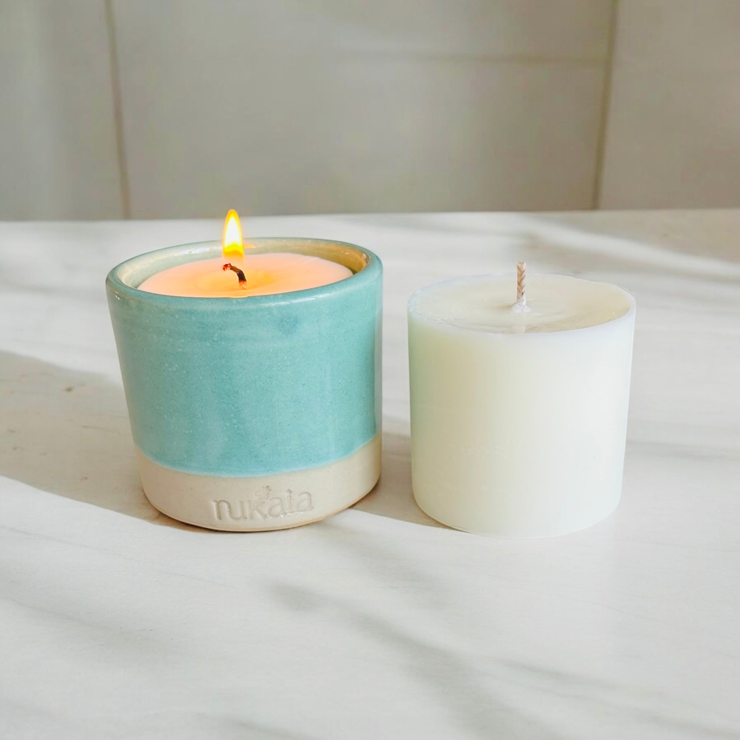 Rainforest Dawn in Aqua (regular)